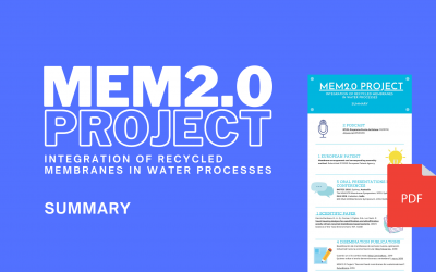 Mem2.0 «Integración de membranas de segunda mano en el tratamiento de agua